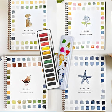 Relaxing Creative Watercolour Art Workbook